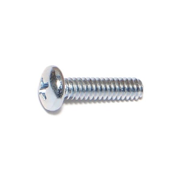 Midwest Fastener #10-24 x 3/4 in Phillips Pan Machine Screw, Zinc Plated Steel, 35 PK 77483 - main